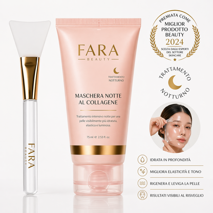 FARA™ - Maschera di cristallo al collagene e curcuma