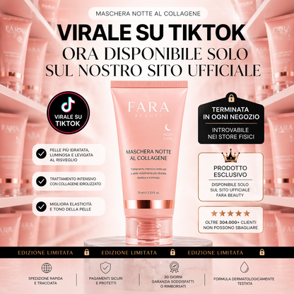 FARA™ - Maschera di cristallo al collagene e curcuma