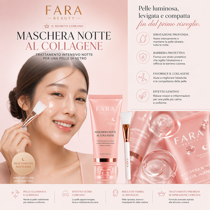FARA™ - Maschera di cristallo al collagene e curcuma